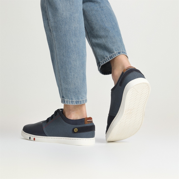 Men's Modern Casual Fashion Sneakers - NAVY - 7